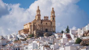 1782337705 2 Landscapes of the old white town castle and church on the hill of Olvera in Cadiz Spain.jpg